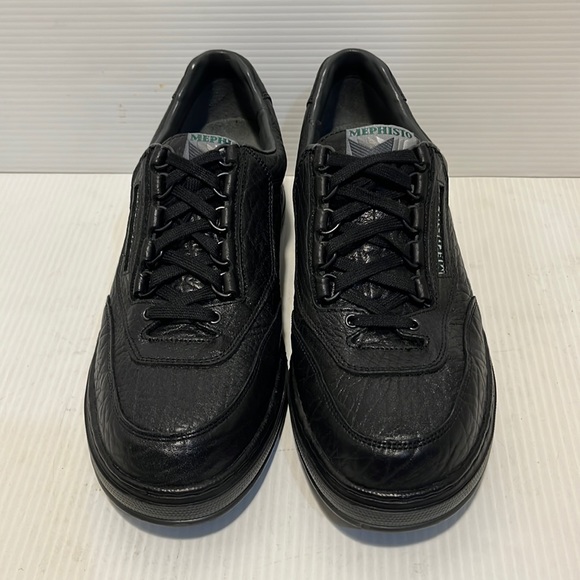 Mephisto Shoes Mephisto Match Black Leather Comfort Walking Shoe